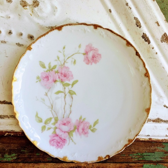Haviland Limoges Other - Antique Haviland Limoges France Hand Painted Pink
